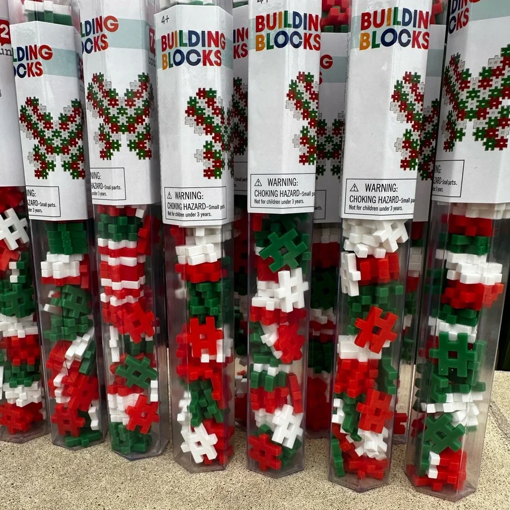 Target | Toys | 2 X Target Building Blocks Christmas Colors Puzzle ...